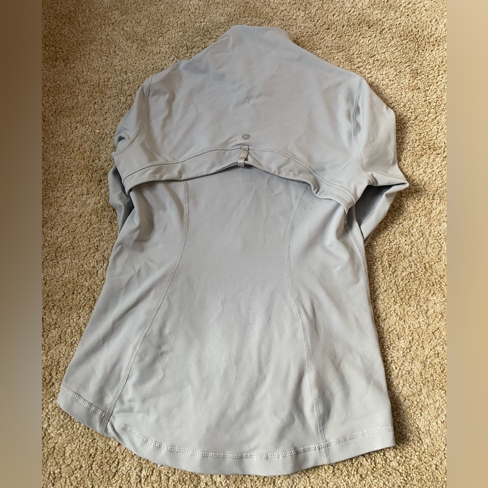 gray zip up jacket - Picture 3 of 6